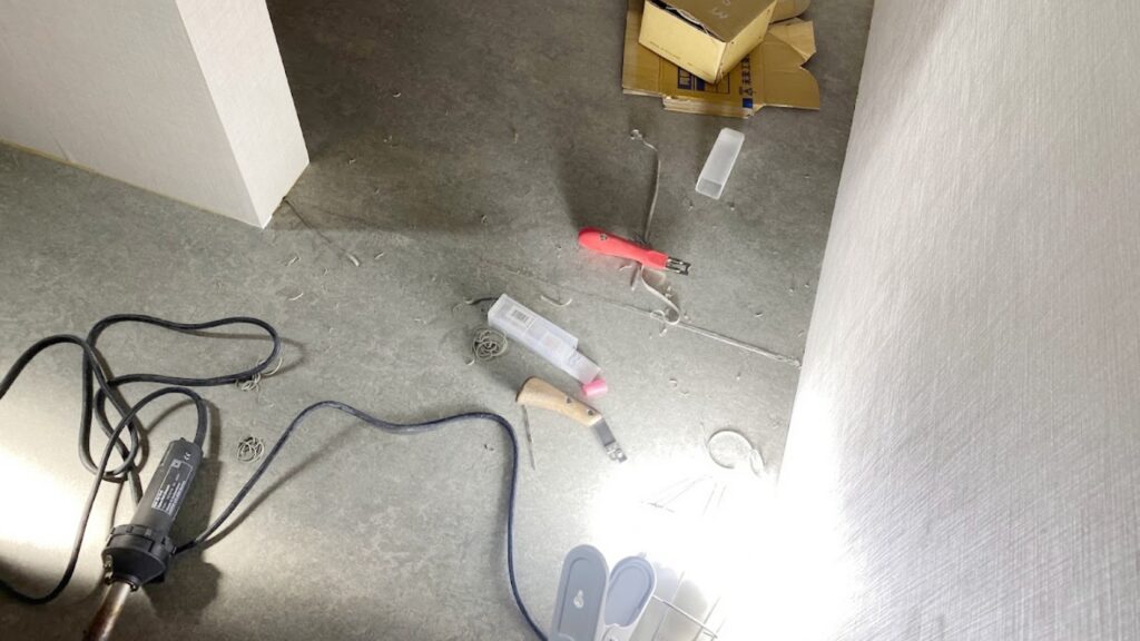 床工事1